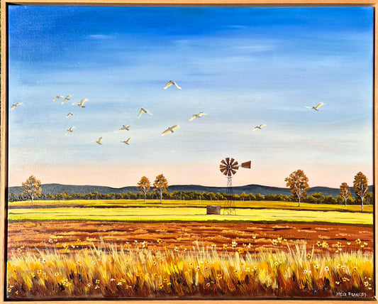 "Taking Flight" 79x64cm