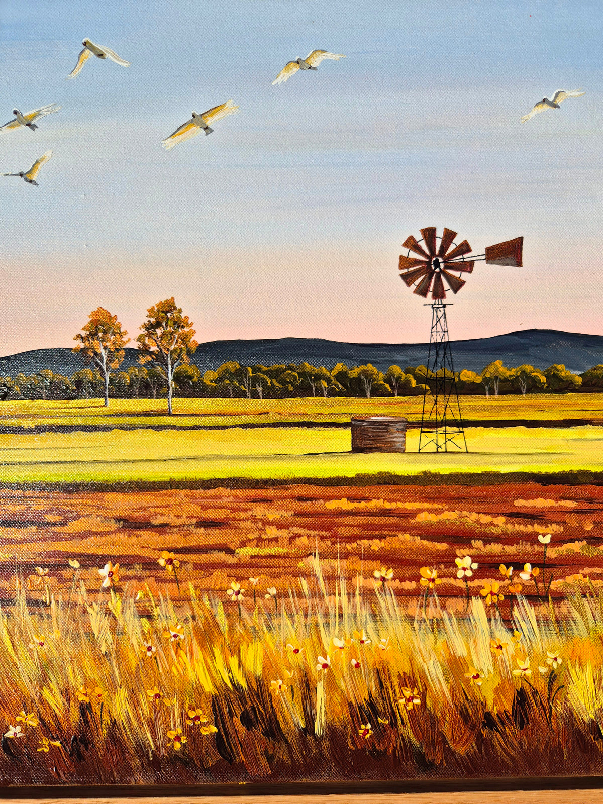 "Taking Flight" 79x64cm