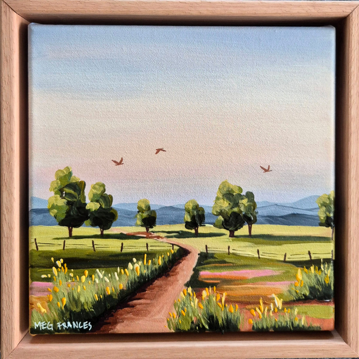 Towards the Hills 23x23cm