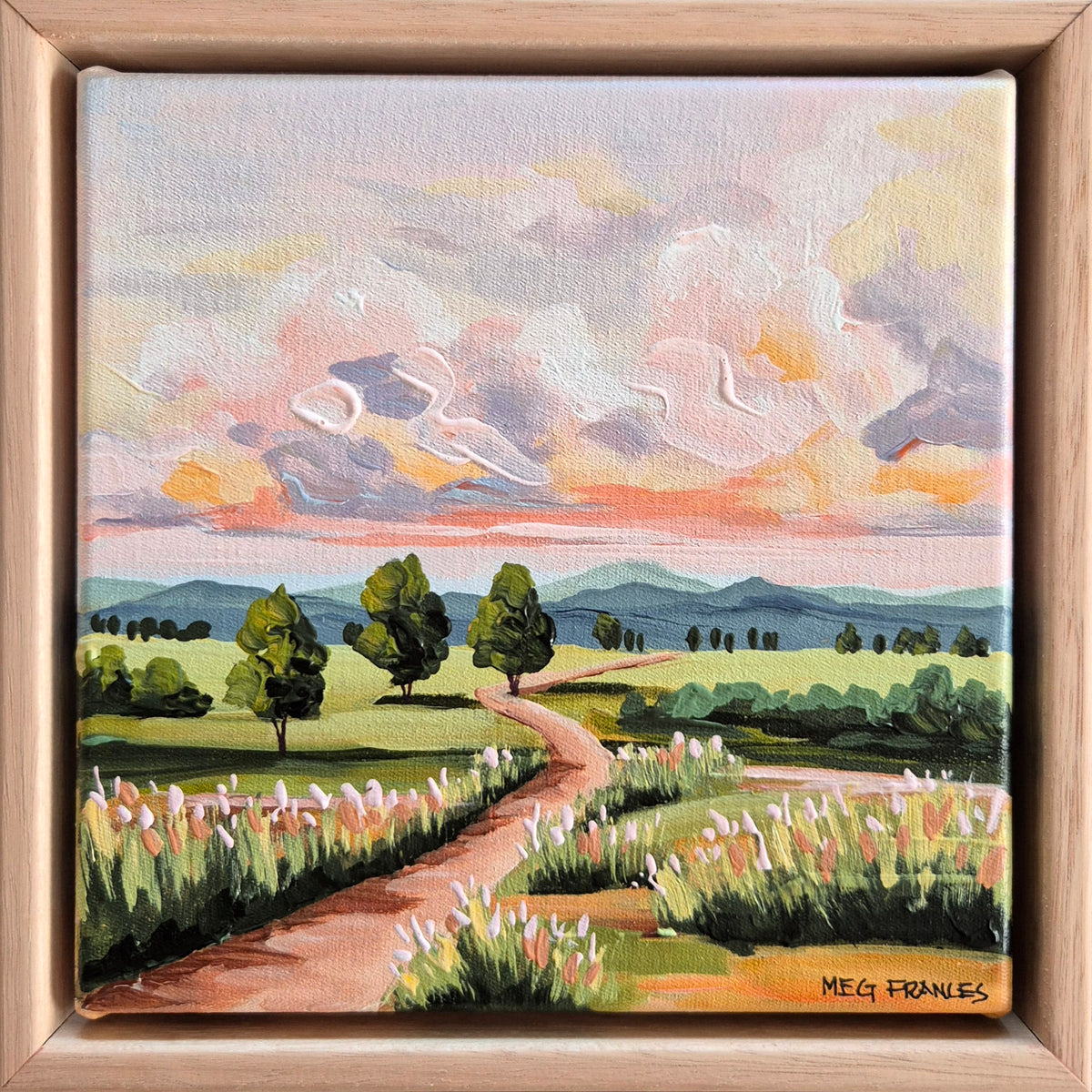 Dirt Track 23x23cm