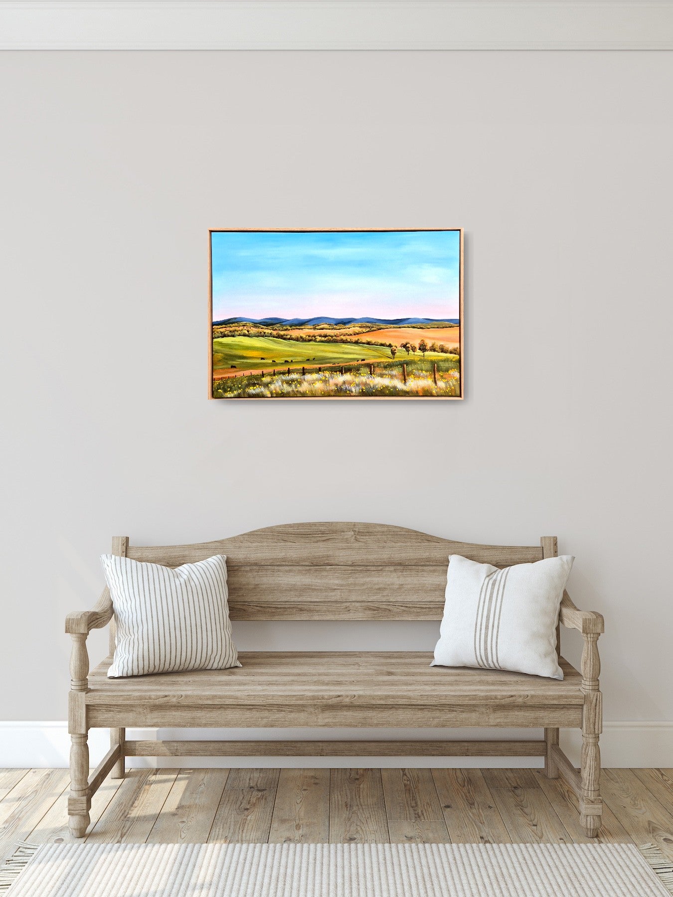 "Golden Hills" 93x63cm