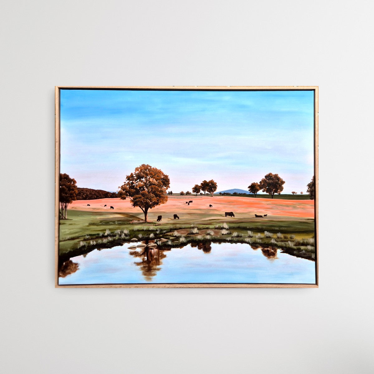 "Sunset on the Hills" 103x79cm