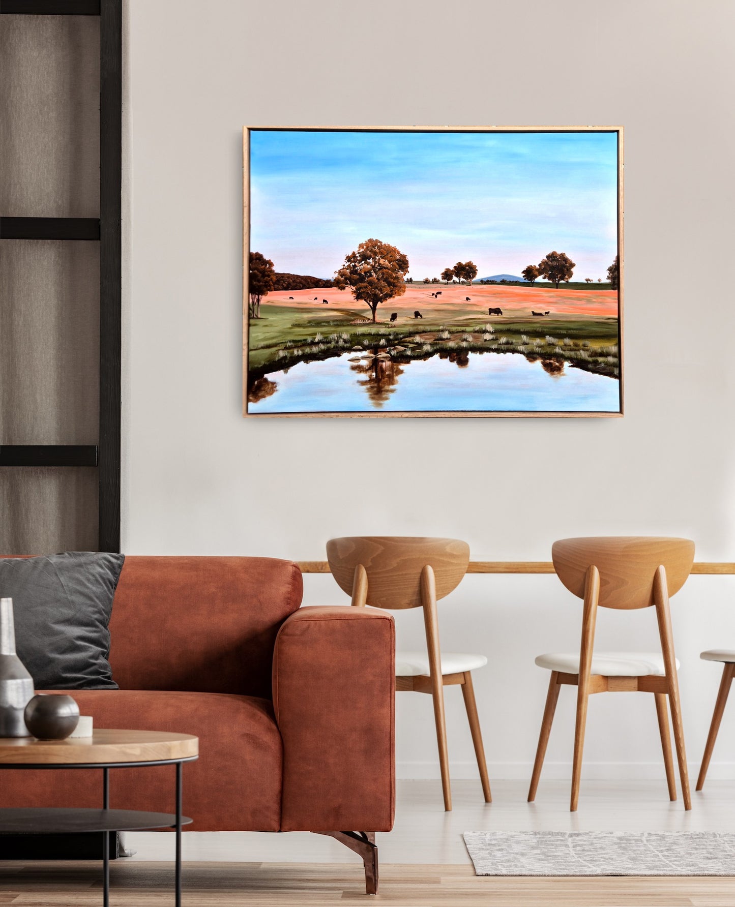 "Sunset on the Hills" 103x79cm