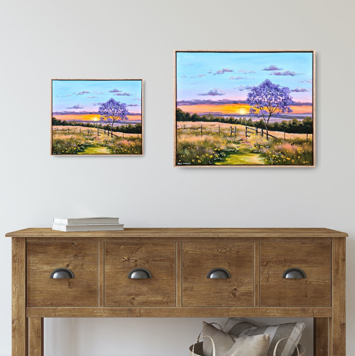 ''Kissed by the Sun" canvas print