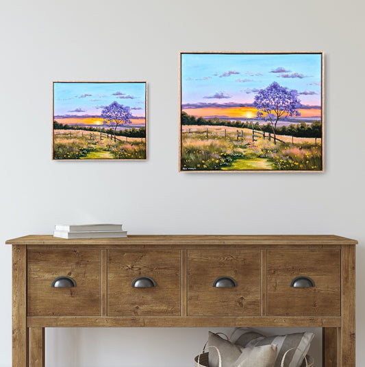 ''Kissed by the Sun" canvas print