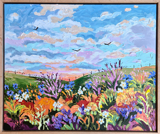 Wildflower Grove 63x53cm